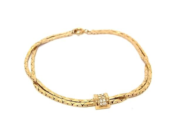 ブレスレット - メタル - ラインストーン ゴールド バングル アクセサリー 小物 誕生日プレゼント 記念日 ブランド ギフト 女性 彼女 メンズ ユニセックス【本物保証】