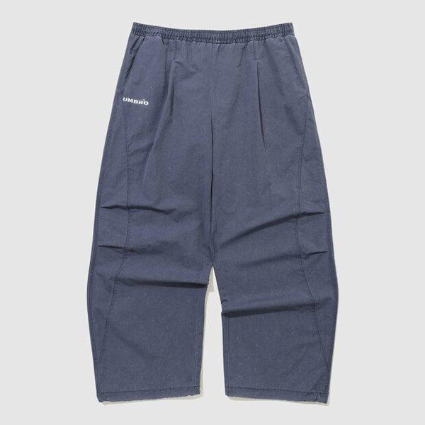 HBL オムグレイ ウォッシング パラシュート ワイド ジョガー 2WAY パンツ OMBRE BLUE UR123CPT21 OBL0
