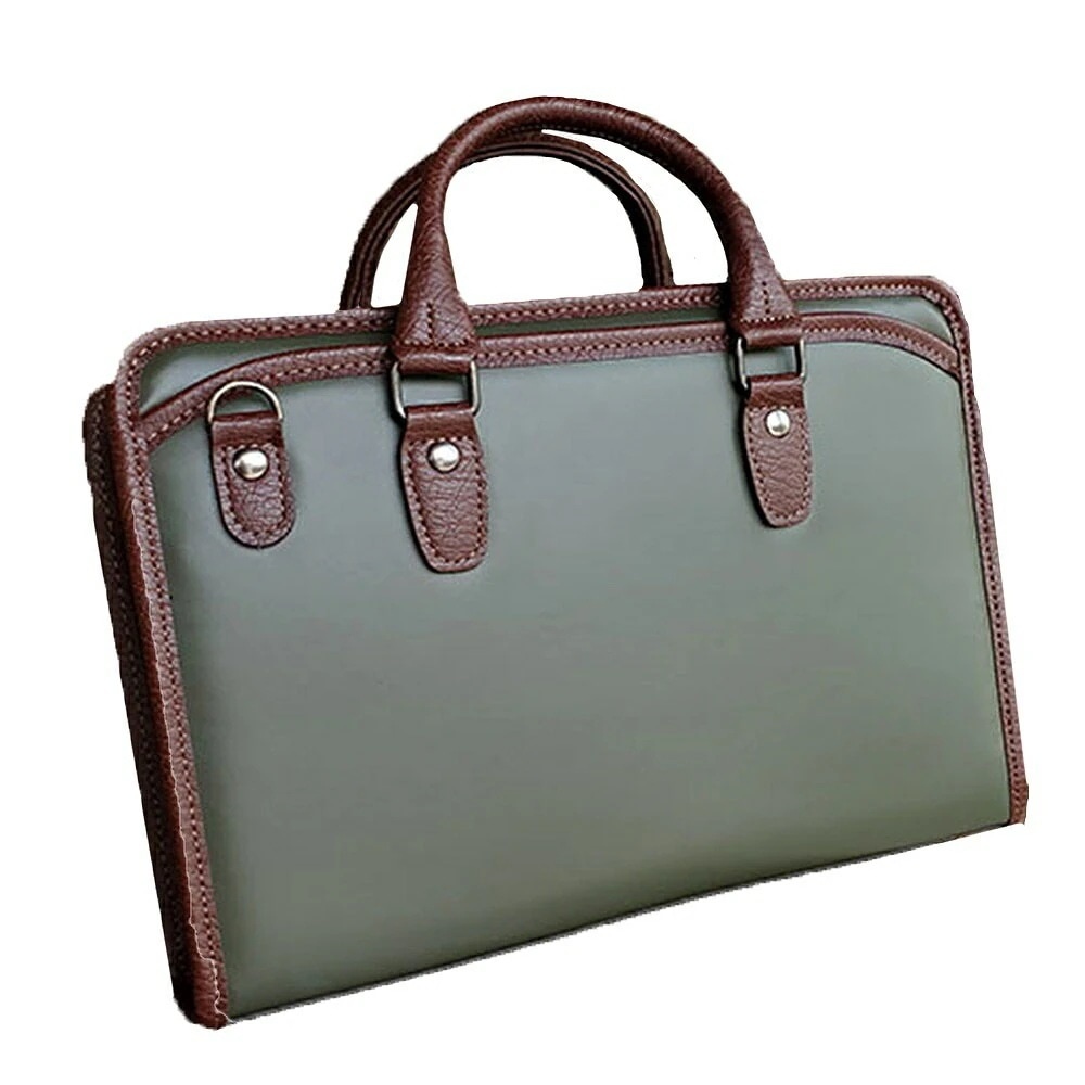 ブレリアス BRELIOUS ブリーフケース 26690-2H メンズ カーキ 日本製 国内正規品