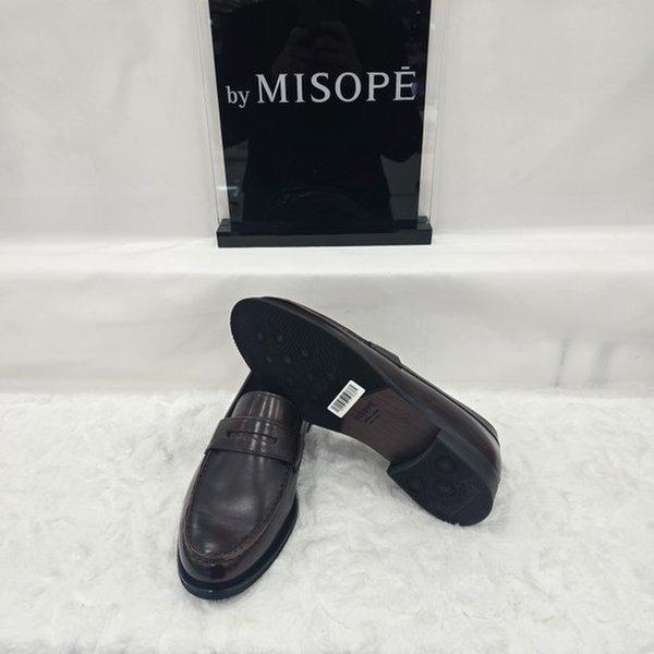 By 男性クラシックペニーローファー 122HT219FH003 MBROWN 4 JJ