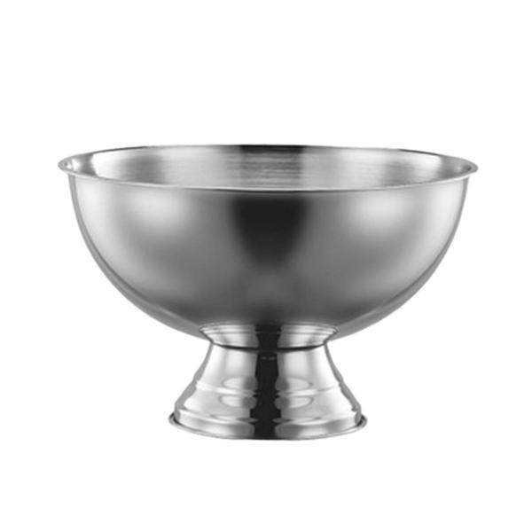 パーティー用アイスバケツ バーベキューや休日の結婚式に使える丈夫なワインクーラーバケツ シルバー