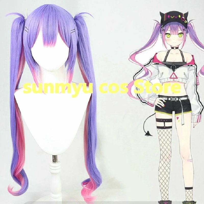 バーチャル ホロライブ 常闇トワ コスプレウィッグ かつら