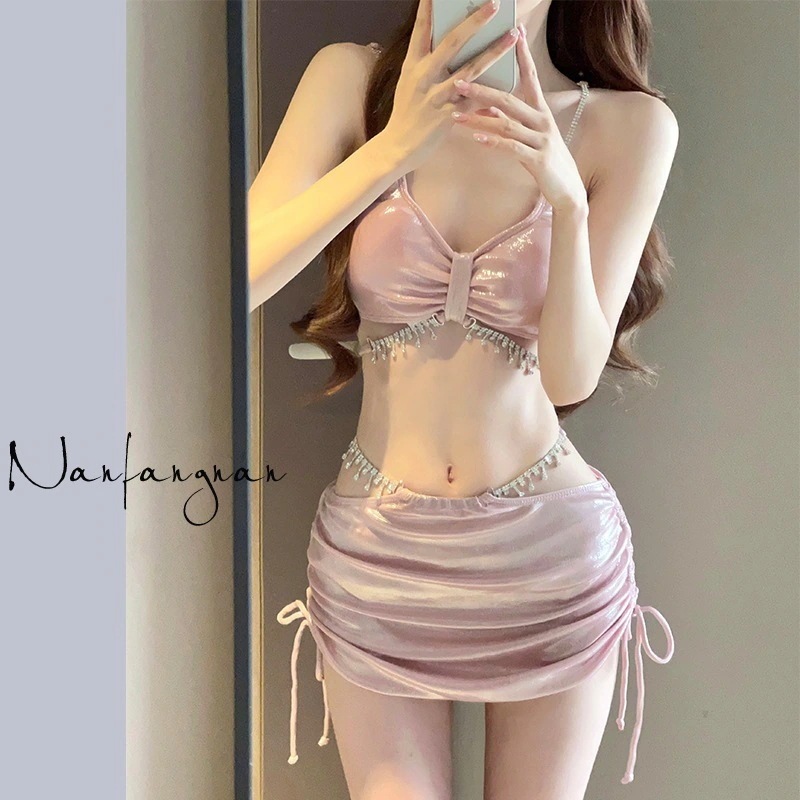 水着 激安水着 体型カバー 気沸騰水着 新作ビキニ水着女性セクシー3点セットビーチバケーション温泉水着 韓国ファッション 16,098円