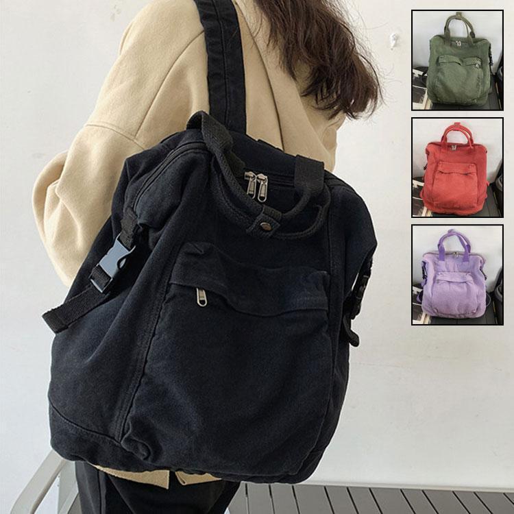 即纳リュック リュックサック レディース 帆布 マザーズバッグ ママバッグ 通学 通勤 おしゃれ ママリュック 女子 大容量 かわいい キャンバス コンパクト