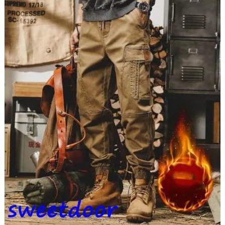 カーゴパンツ メンズ 冬 裏起毛 ウェットパンツ ゆったり ボトムス 長ズボン 作業着 ワークパンツ ミリタリー ワイドパンツ 無地 カジュアル 防寒 暖かい