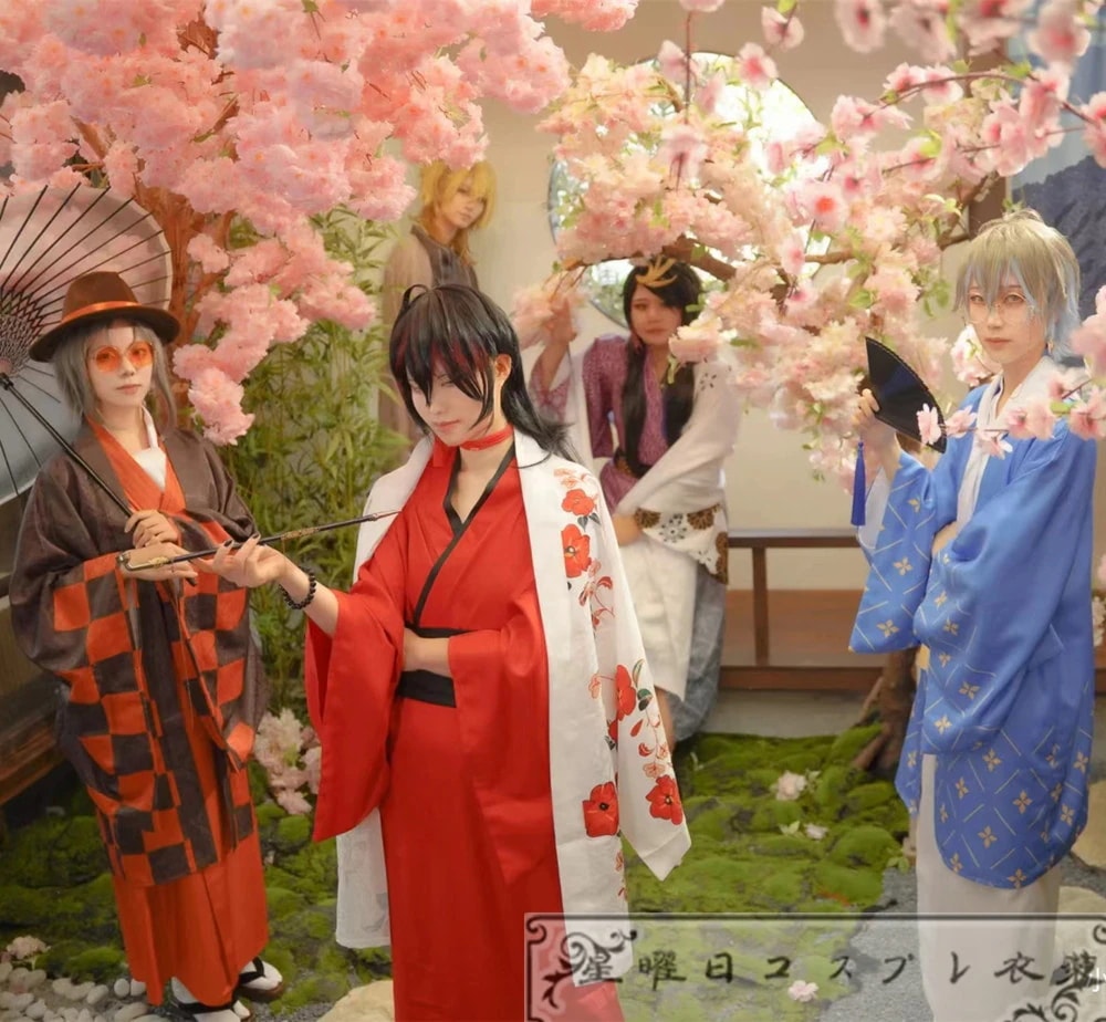 VTuber バーチャルライバー EN New Year Goods&Voice 2022 Vox Ike Yamino Luca Mysta 着物 コスプレ衣装 コスチューム