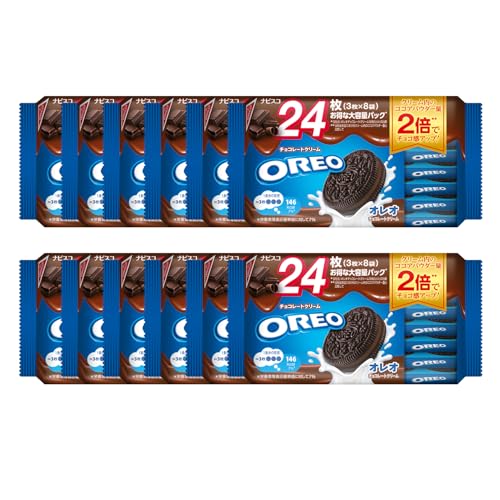 モンデリ―ズ オレオ ファミリーパック チョコレートクリーム 24枚×12個