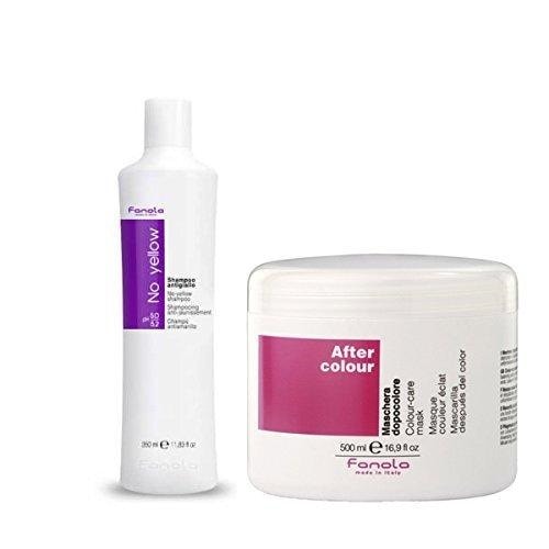 Fanola No Yellow Shampoo Packages (350 ml + After