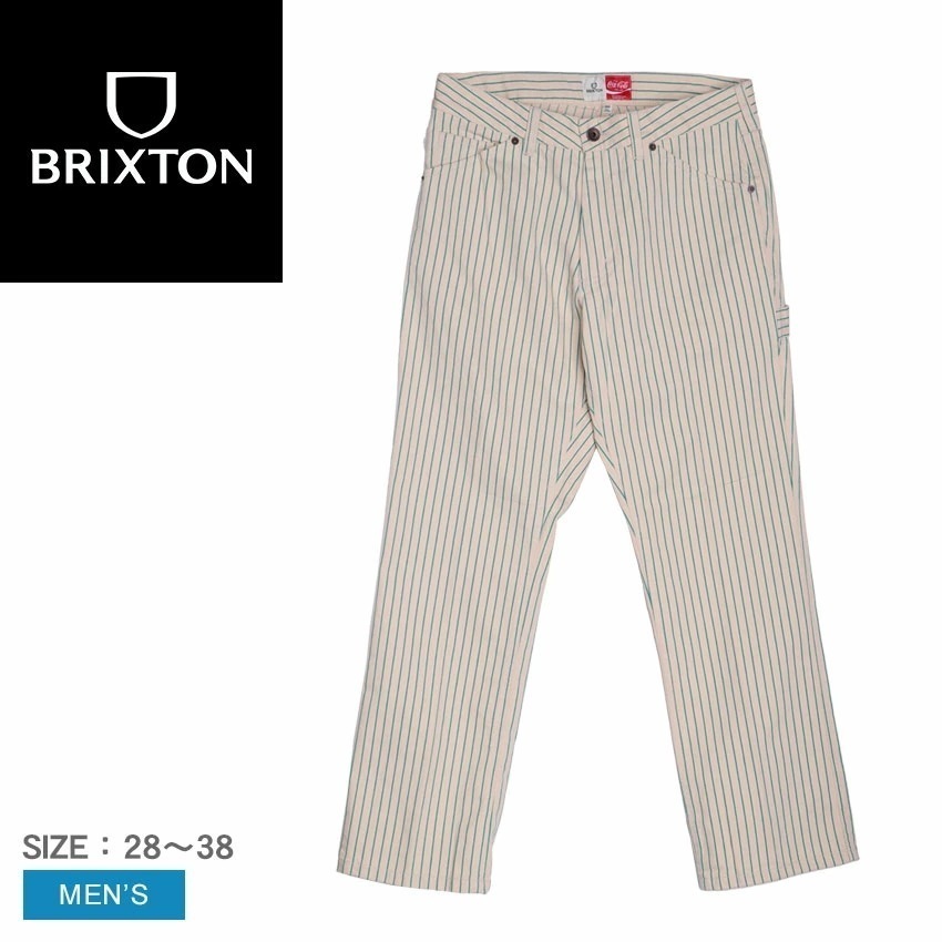 COCA-COLA CARPENTER PANT 04945 メンズ ウエア 長ズボン ズボン ボトムス ストライプ 総柄 刺繍 刺しゅう ブランド ストリート カジュアル おしゃれ