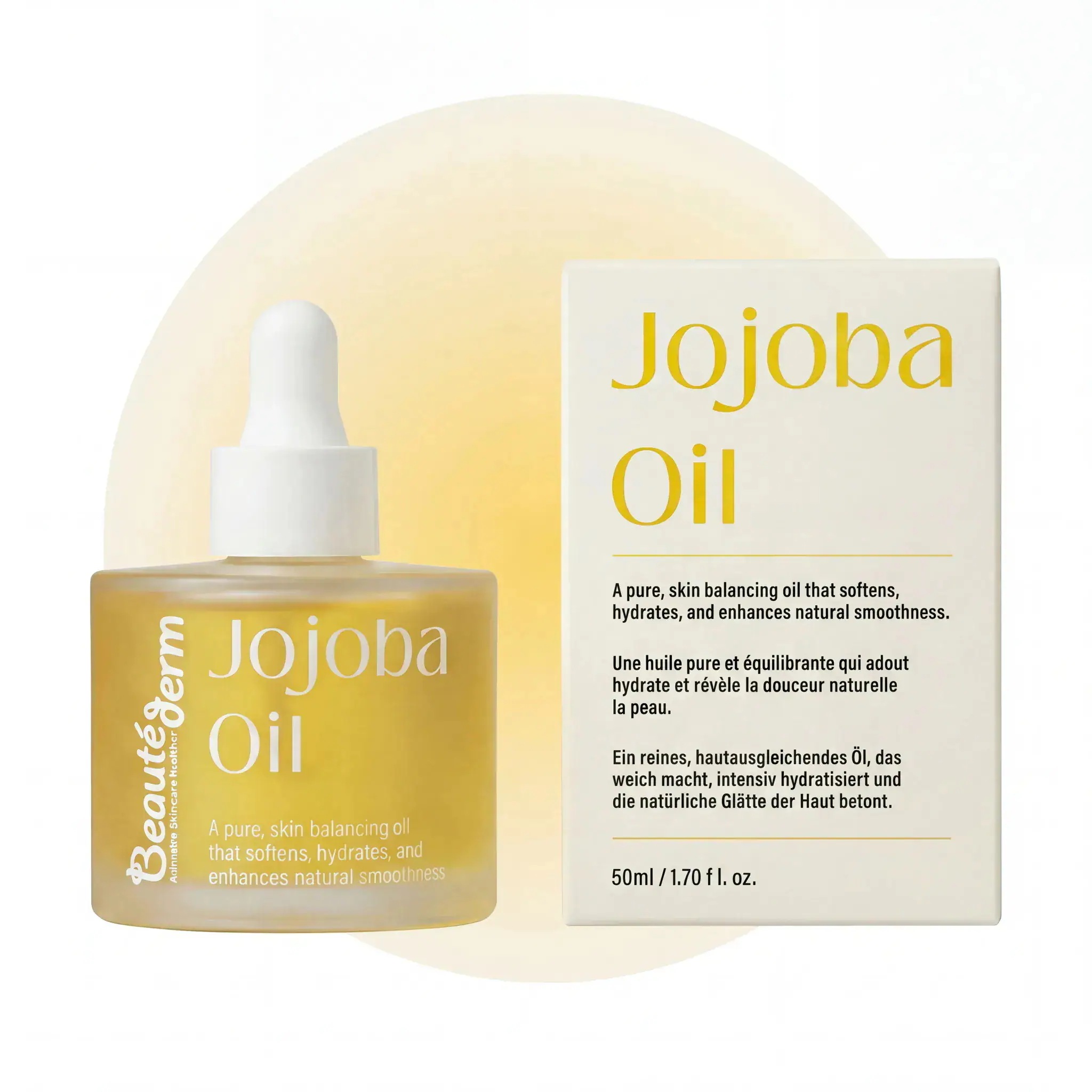 【全品10%OFF】【2+1】ボテダム ホホバオイル 50ml 韓国コスメ l 全成分わずか2種類 l USDAオーガニック認証 l 皮脂バランスケア l 保湿