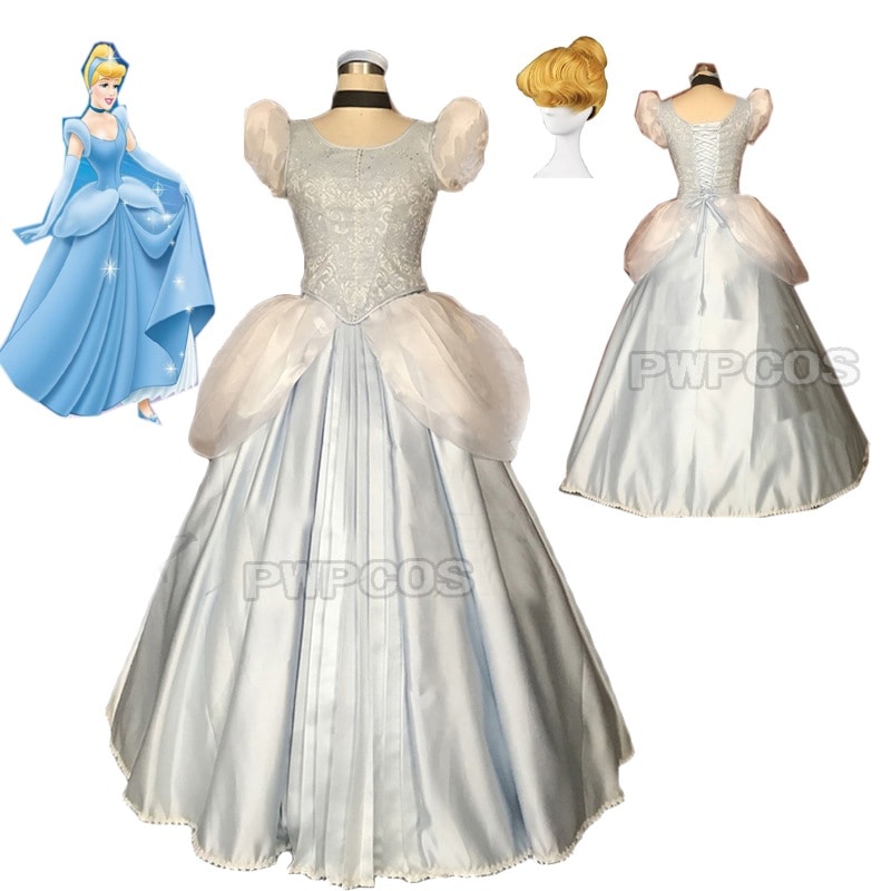 シンデレラ ドレス Cinderella コスプレ衣装 プリンセスドレス 結婚式 発表会 文化祭 学園祭 演劇服装 文化祭 ハロウイン パーティー 宴会 文化祭 変装 大人用 コスチューム イベント仮