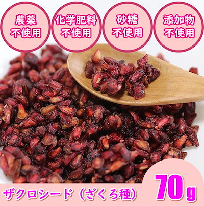 ザクロシード　ざくろの種　ドライフルーツ　70g　...のサムネイル