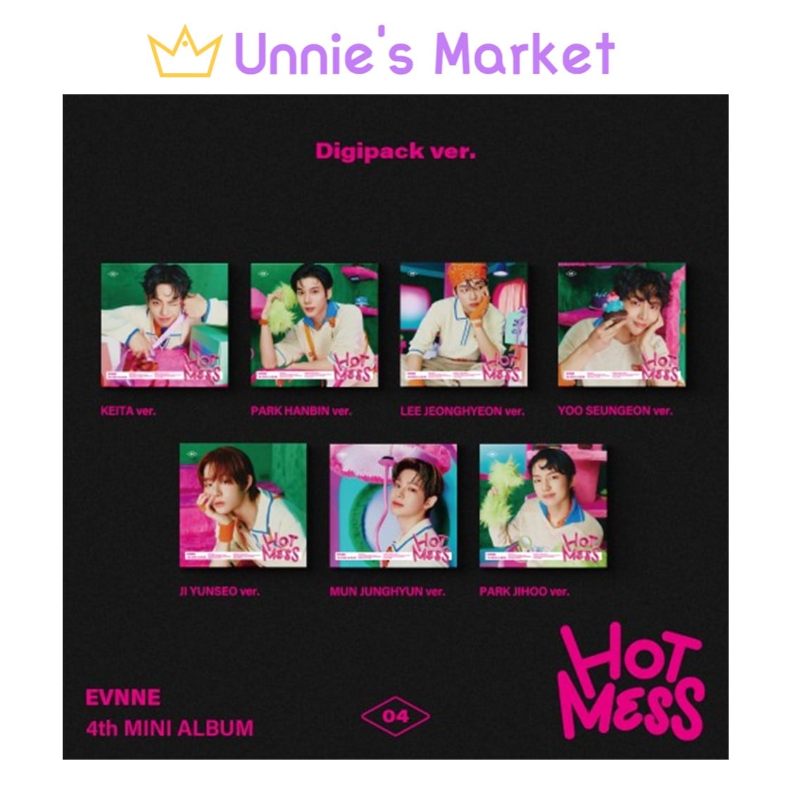 [SET] EVNNE - HOT MESS (Digipack Ver.)