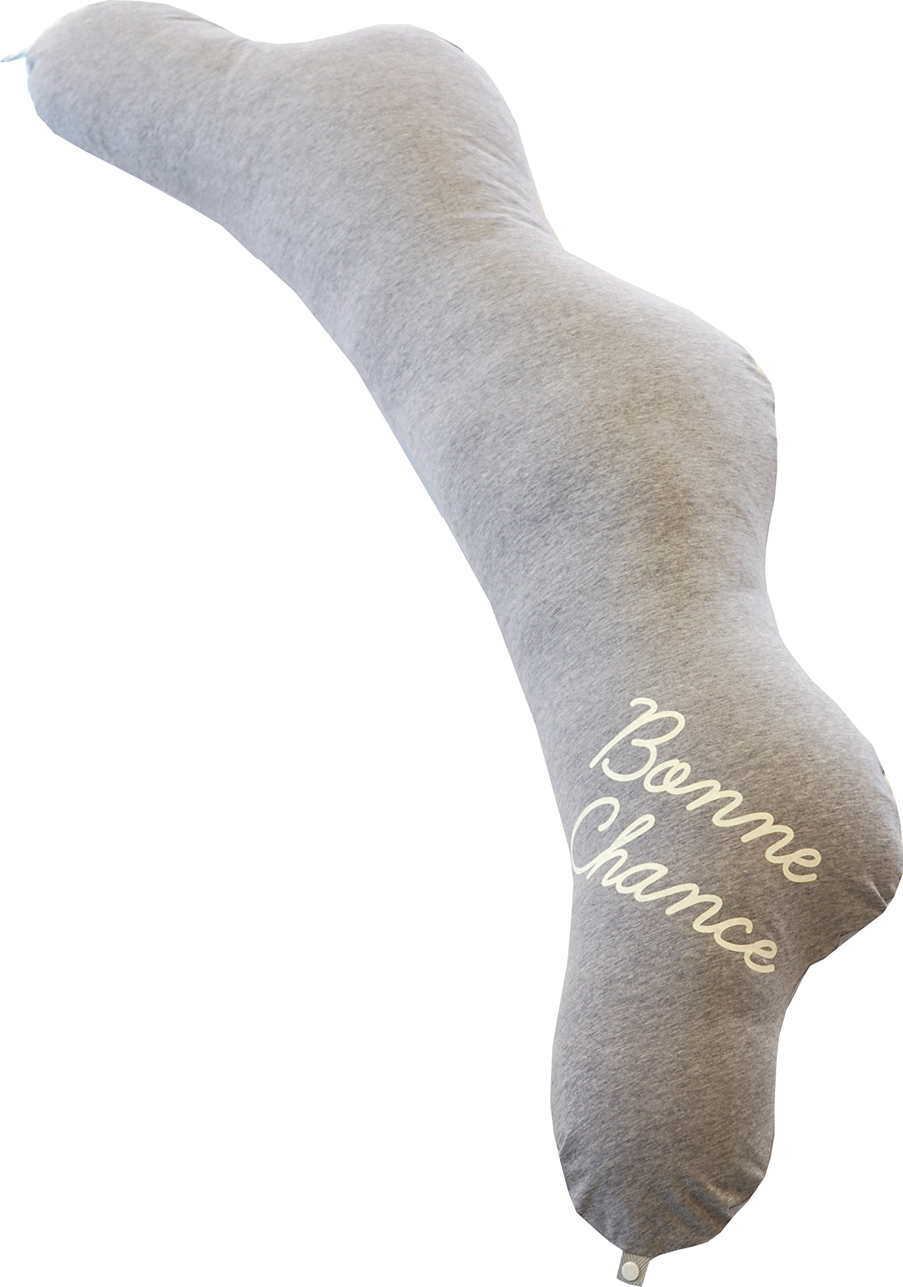 【Amazon.co.jp限定】 telet サンデシカ 妊婦さんのための抱き枕(クラウド)マイクロビーズ グレー 4261-0027-09