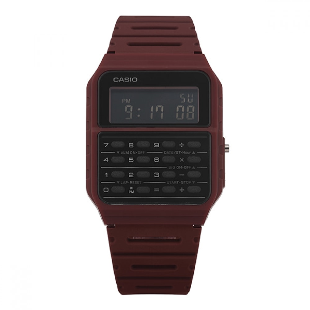 Casio CA-53WF-4BDF (CA-53WF-4B) データバンクデジタルスクエアビンテージレトロユニバーサルウレタンウォッチ