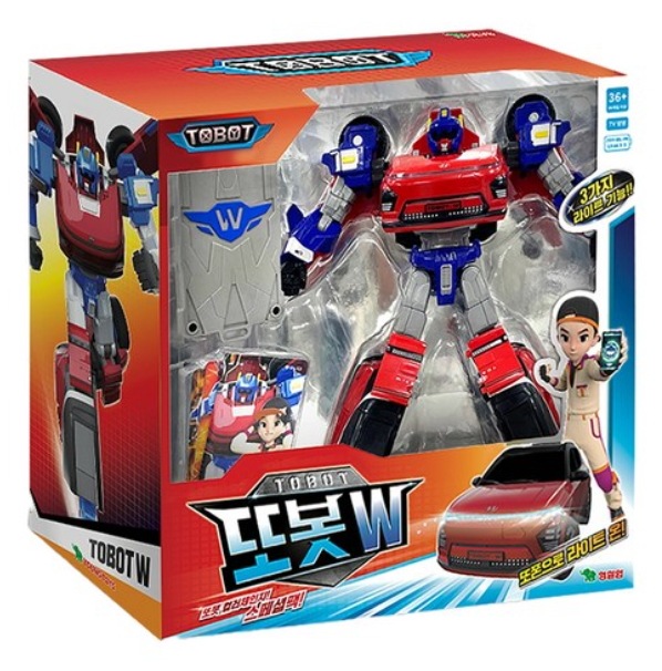 2024 トボット/TOBOT/ニュートボットW/クリムゾン/現代 コナ エレクトリック/ロボット/LED ライト機能/合体ロボット/変身ロボット/韓国ロボット