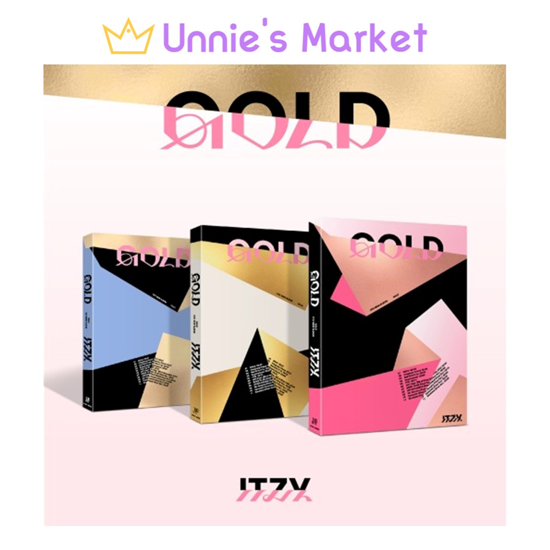 SET/POB - ITZY GOLD Standard ver.