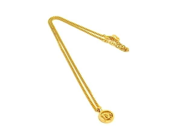 クリスチャンディオール ネックレス サークルロゴ メタル - ゴールド ジュエリー ペンダント ブランド 小物 ラグジュアリー 誕生日プレゼント 女性 彼女 ギフト【本物保証】