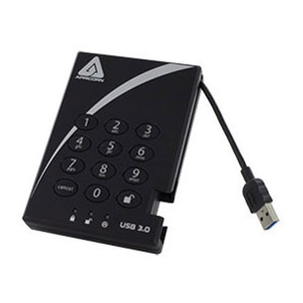 外付けHDD Aegis Padlock - USB 3.0 A25-3PL256-500 R2 A25-3PL256-500 R2