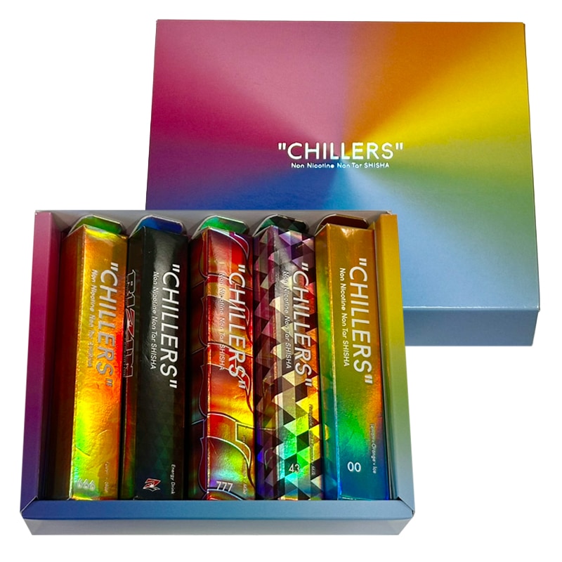 【公式】CHILLERS 限定フレーバーギフトBOX5種セット シーシャ チラーズ 持ち運びシーシャ ポケットシーシャ 電子タバコ VAPE
