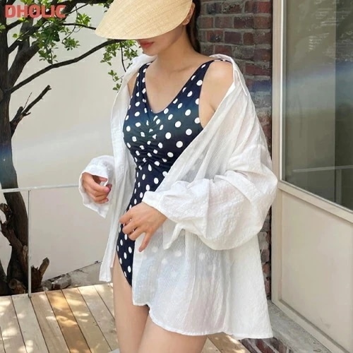 ギャザーバックレスワンピース水着