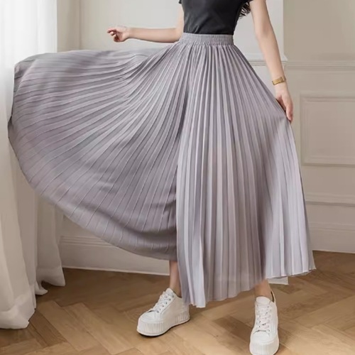 レディース パンツ ボトムス ワイドパンツ ロング ワイド フレア フェミニン プリーツ ウエストゴム 大人可愛い きれいめ シンプル カジュアル 上品 おしゃれ こなれ感 ラフ ルーズ 個性的