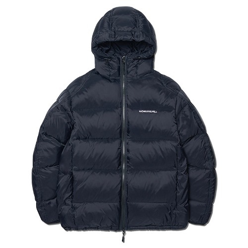 【NOMANUAL】 DIVISION HOODED DUCK DOWN : BLACK