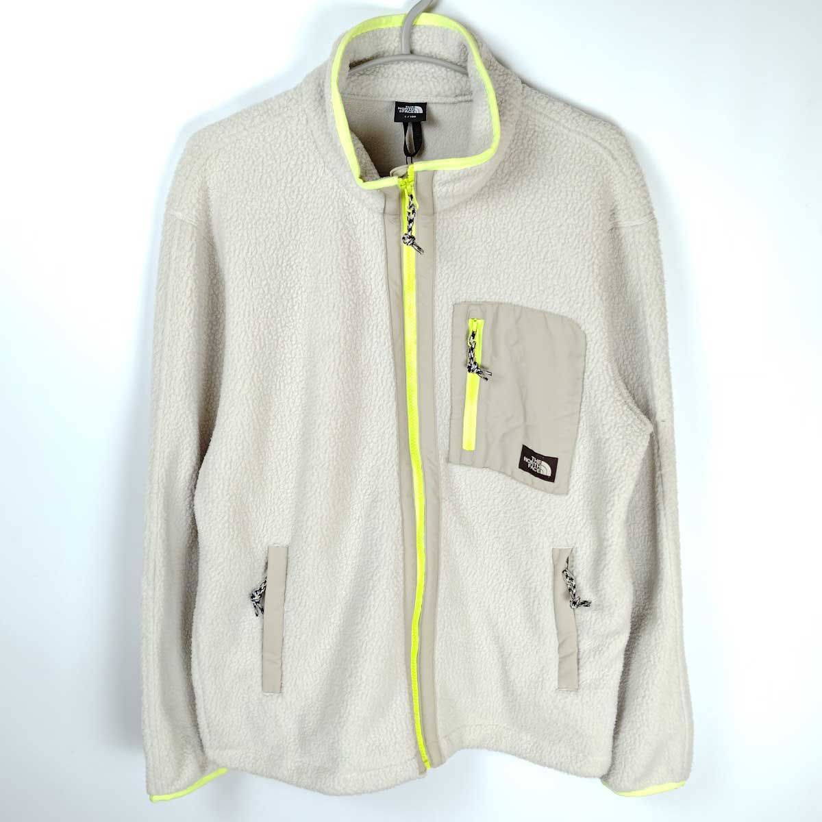 【中古・未使用品】ノースフェイス NOMADIC ノーマディック フリース ジャケット L ベージュ NJ4FM01A メンズ THE NORTH FACE