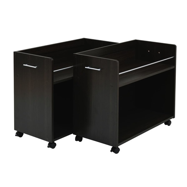 JKプラン 押入れ 収納 ラック 2個セット （1個あたり）幅38.5 奥行78.5 高さ65.5 SGT-0131-DB ダークブラウン
