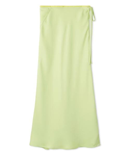 [フレイ アイディー] ドレープサテンナロースカート FWFS245039 レディース LIME