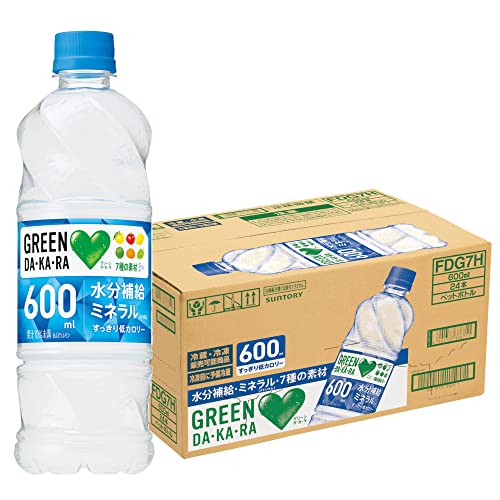 サントリーサントリー グリーンダカラ スポーツドリンク ペットボトル (冷凍兼用) 600ml 24本