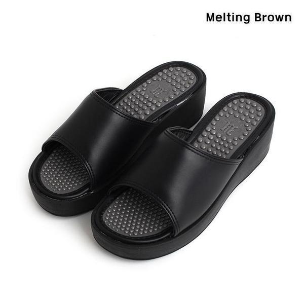 女性カジュアル厚底スリッパ 指圧スリッパ 4.5cm 4,671円