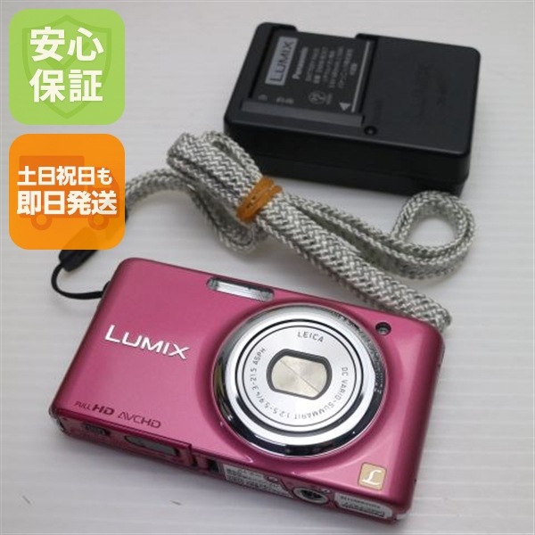 新品同様 DMC-FX77 グラマラスピンク Panasonic LUMIX デジカメ 30