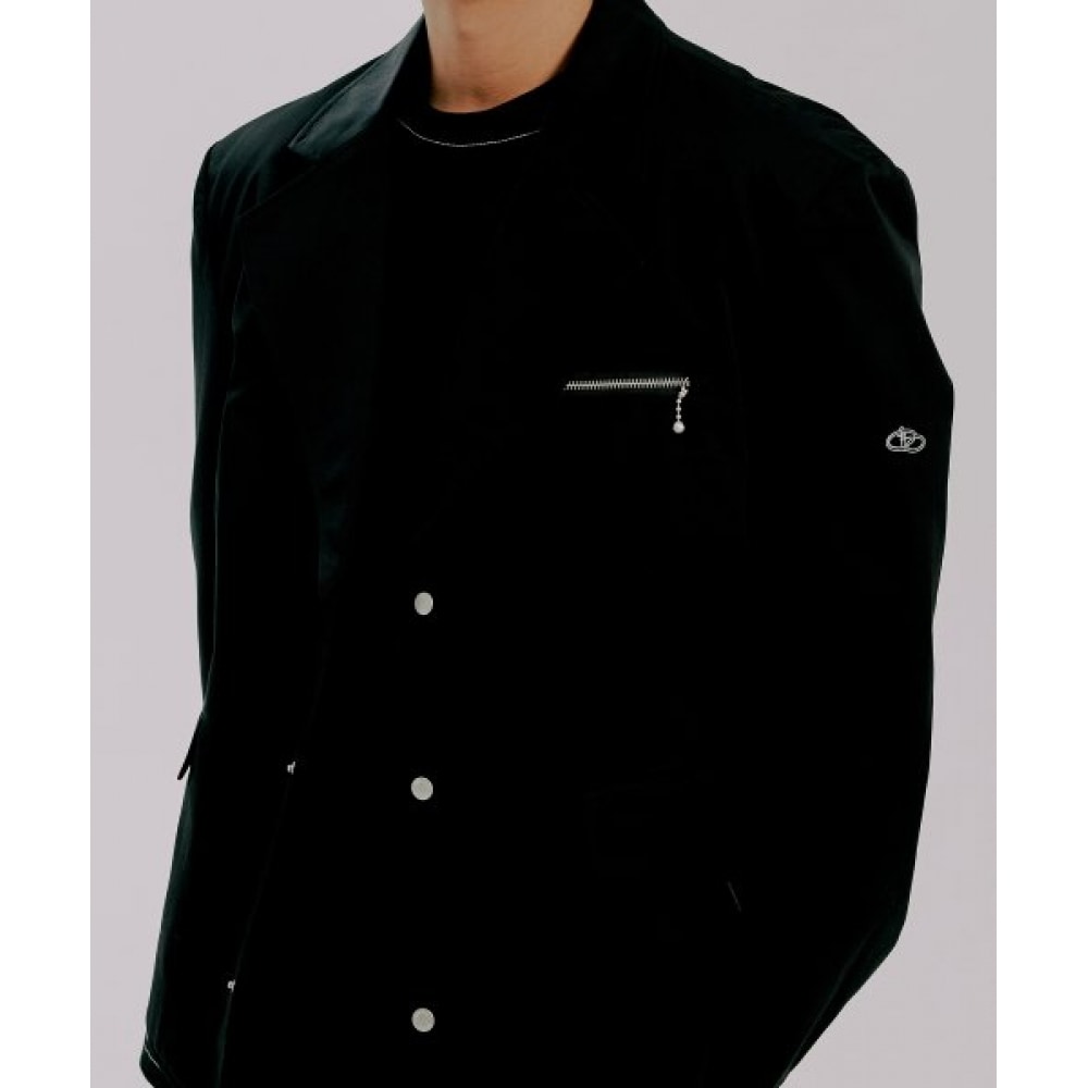 ロマンティッククラウン (ロマンティッククラウン) ワイドスナップブレザー_ブラック 5,966円