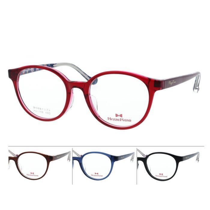 子供用メガネ mp-168 col.1/2/3/4 46mm メゾピアノ キッズ 弾性樹脂テンプル (4color)