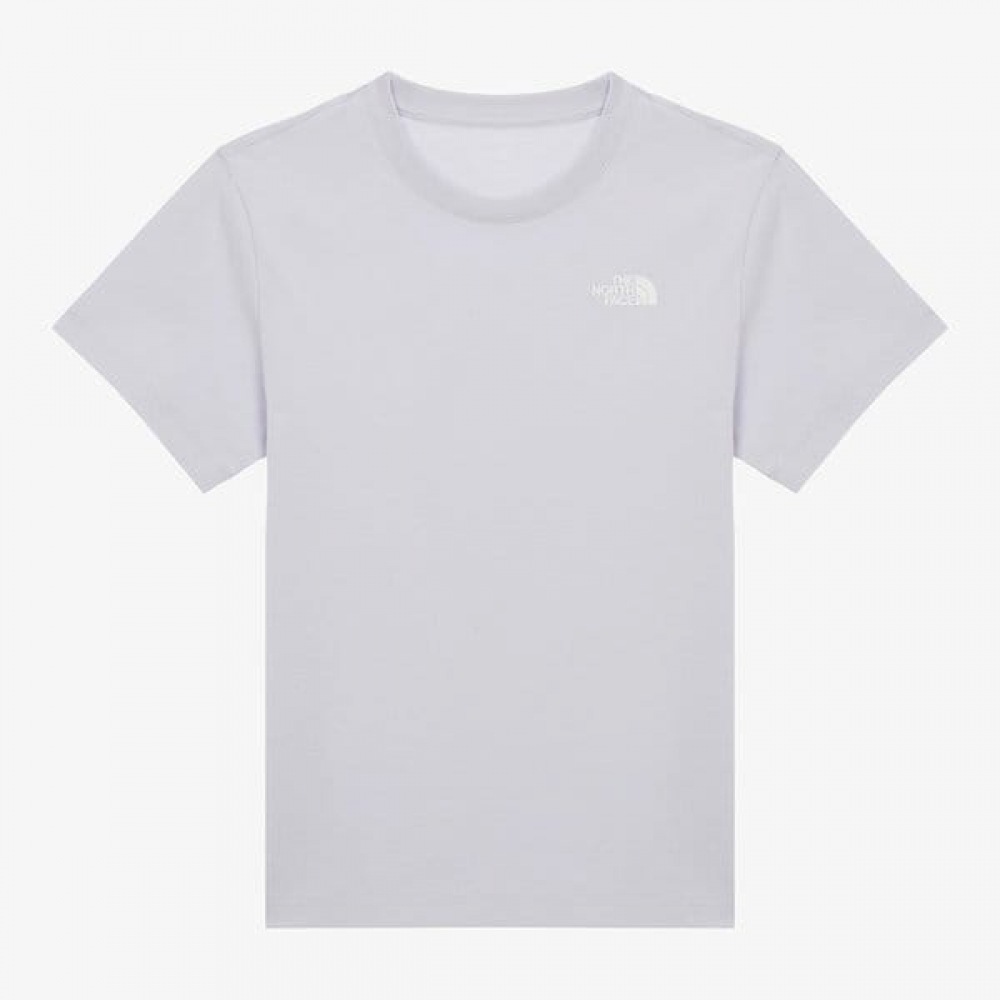 ノースフェイス レディース コットン ベーシック 半袖 Tシャツ ラベンダー NT7UR30D
