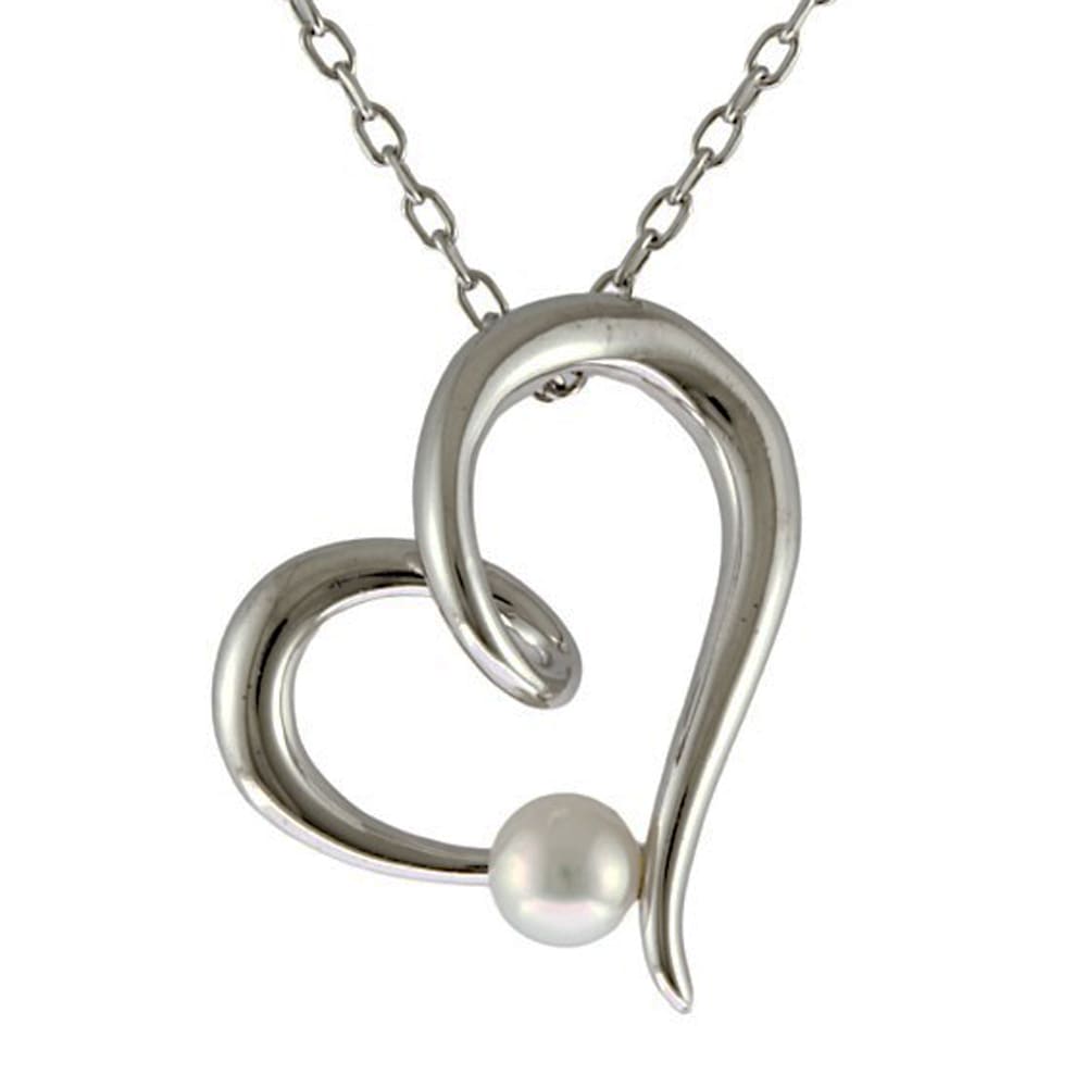 ミキモト ネックレス 18金 K18ホワイトゴールド アコヤパール MIKIMOTO 中古 美品