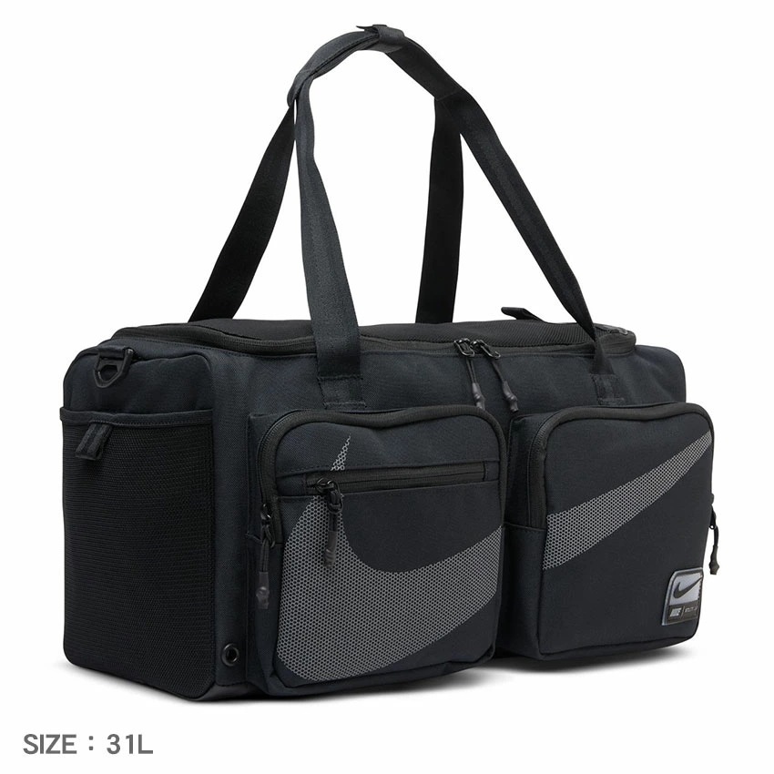 ダッフルバッグ ユーティリティ パワー2.0 31L HF0654 レディース メンズ ロゴ ブランド シンプル スポーツ カジュアル ストリート タウンユース アウトドア ブラック 黒
