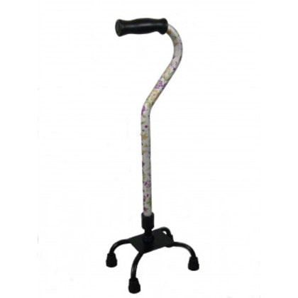 フジホーム ステッキ 杖 四点杖 すずらん WB3576