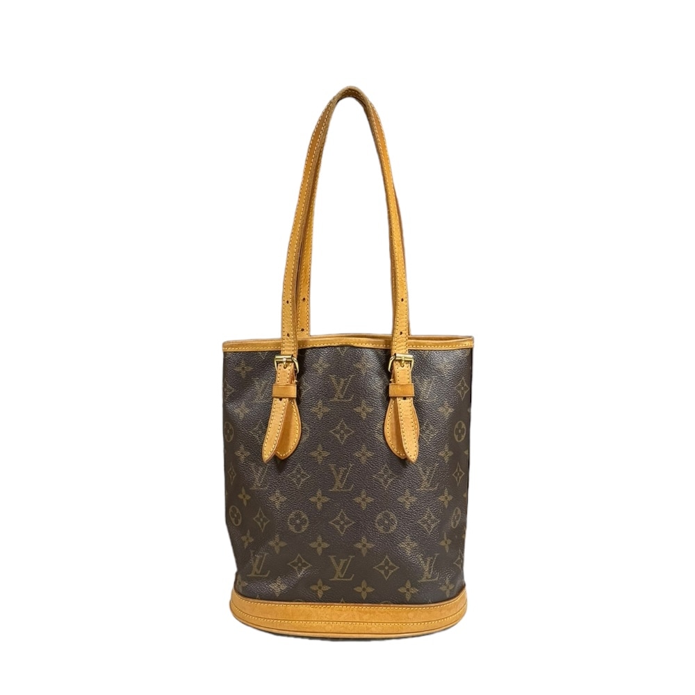 ルイヴィトン バケットPM モノグラム ショルダーバッグ モノグラムキャンバス M42238 ブラウン LOUIS VUITTON 中古