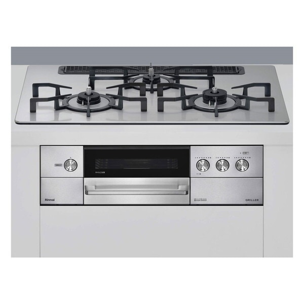 RHS71W34ALRSR-LP シルバー グリレ ビルトインガスコンロ(プロパンガス用・右強火力・3口・75cm)