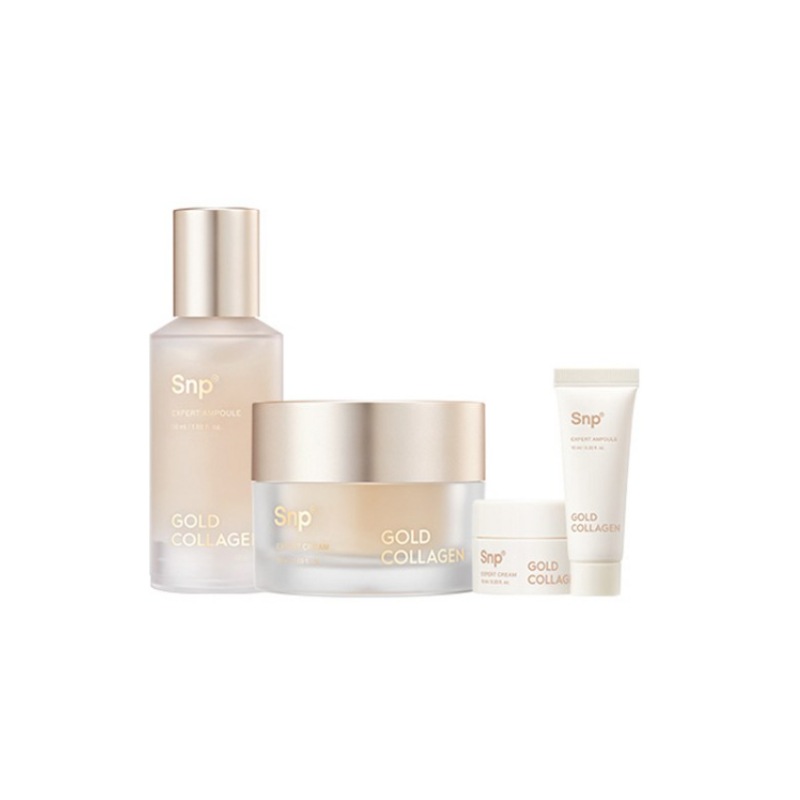 ゴールドコラーゲンエキスパートクリームアンプルセット