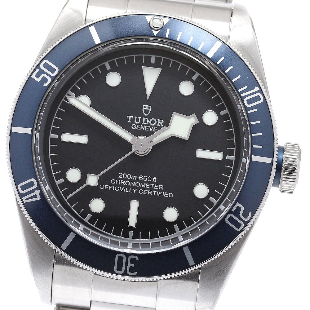 チュードル TUDOR 79230B ヘリテージ ブラックベイ 自動巻き メンズ 良品 保証書付き_955751【中古】