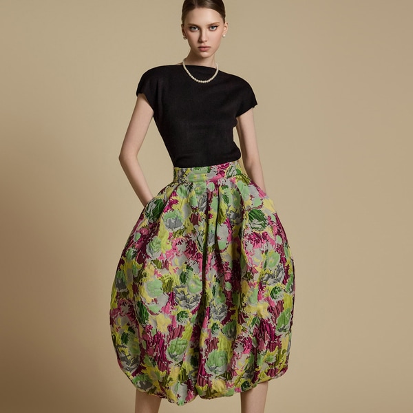 SK9269 ジャガード スカート