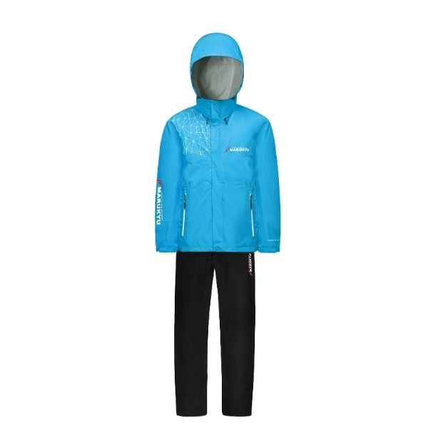マルキュー レインウェア スタンダードレインスーツ MQ-01 スカイ 3L