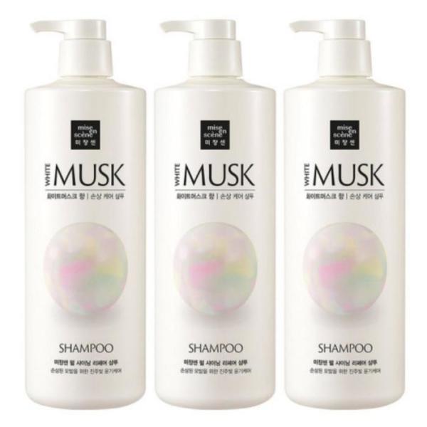 XBI58441 パールシャイニング リペア シャンプー 1000ml 3束 ミジャンセン / ホワイトムスクの香り