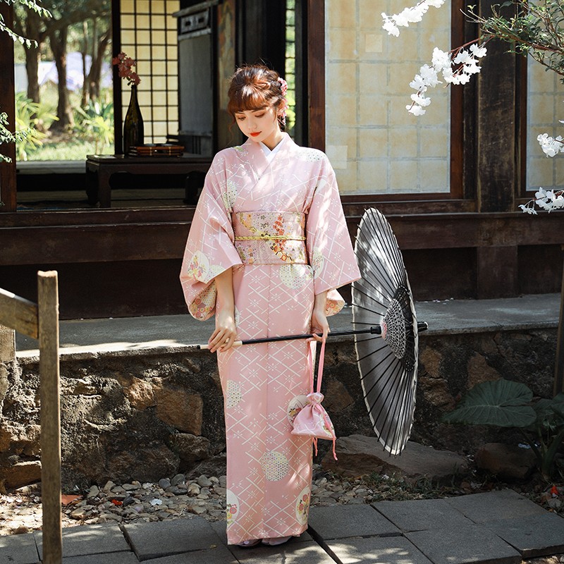 新入荷 浴衣 浴衣セット 清新少女粉 正装 女性用 文芸改良着物浴衣桜の季節 おしゃれで かわいい 大人の着物 セット 夏祭り花火大会