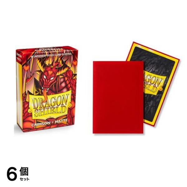 ドラゴンシールド マットカードスリーブ ジャパニーズ AT-11121 クリムゾン 60枚入 6個セット