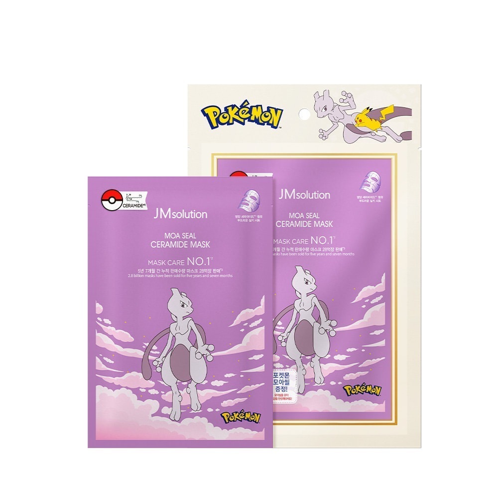 限定版 ポケモン モアシール セラミド ミュウツー マスクパック 30ml 6ea