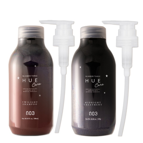 ヒュウ ナイトケア トワイライト シャンプー 300mL + ミッドナイト トリートメント 300g + 専用ポンプ セット